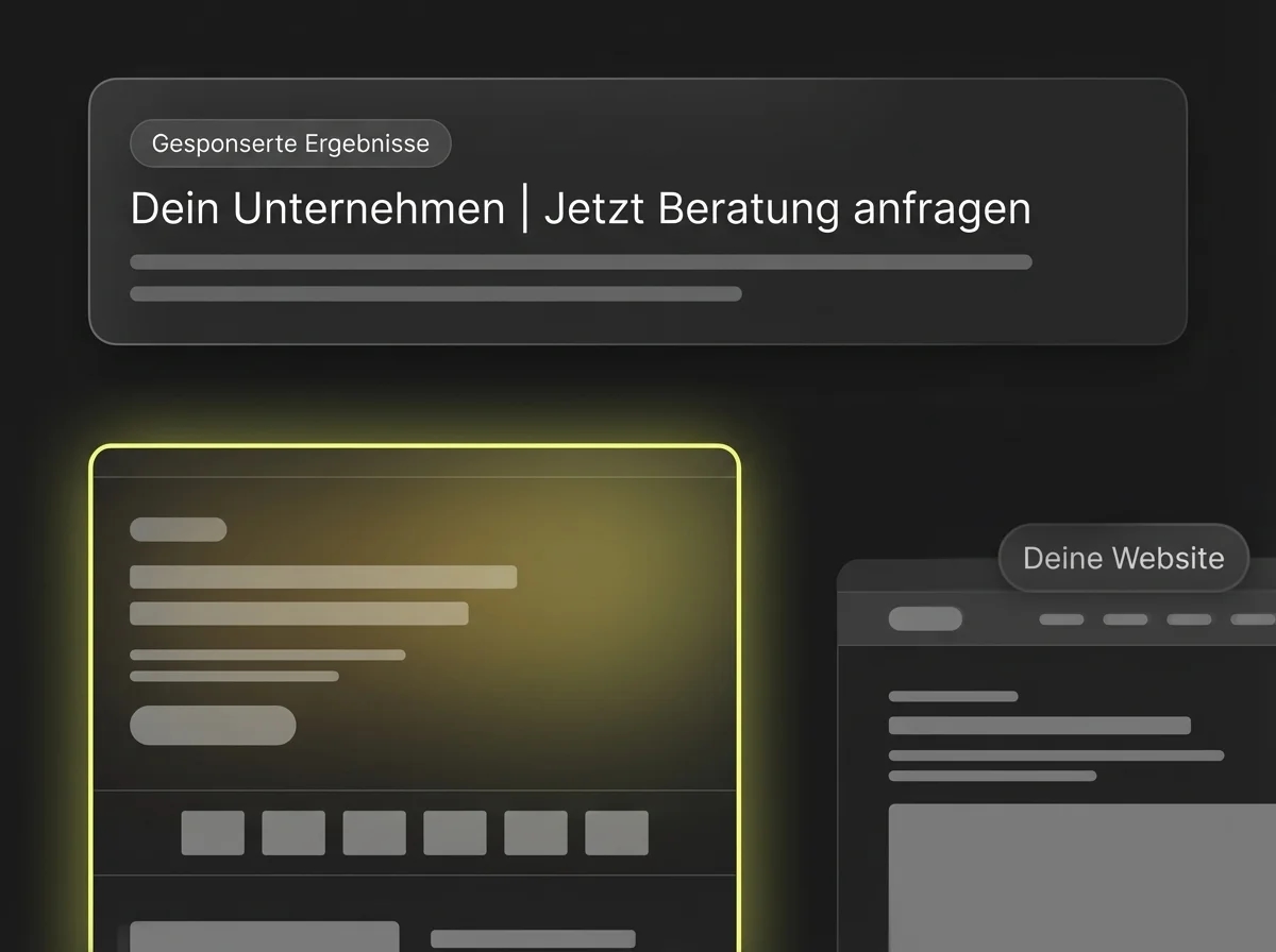 Eigene Verkaufsseite für Werbekampagnen